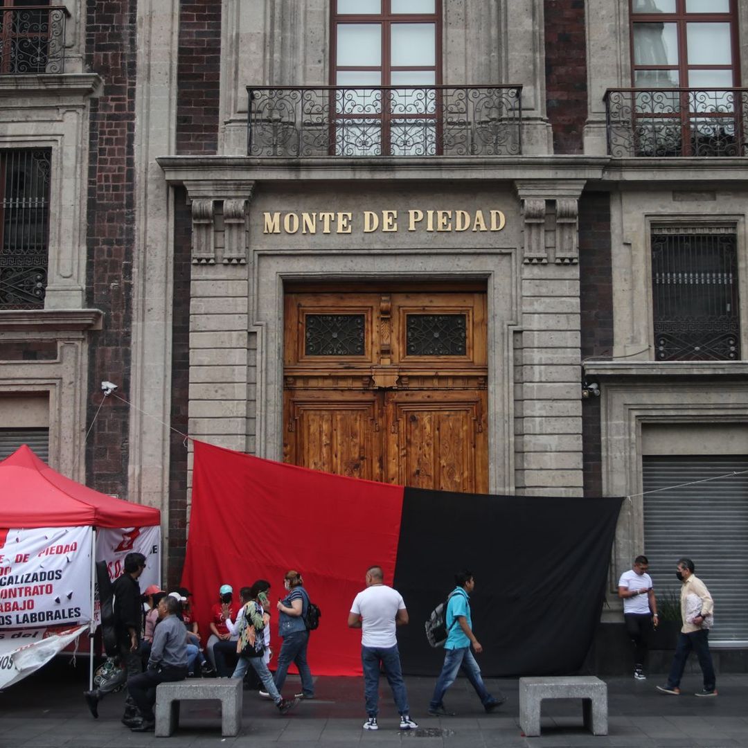 La sucursal del Zócalo Capitalino se encuentra cerrada. Foto: Cuartoscuro